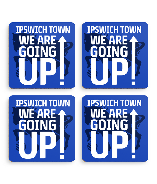 Ipswich Town 'We Are Going Up' - Pack of Four Coasters