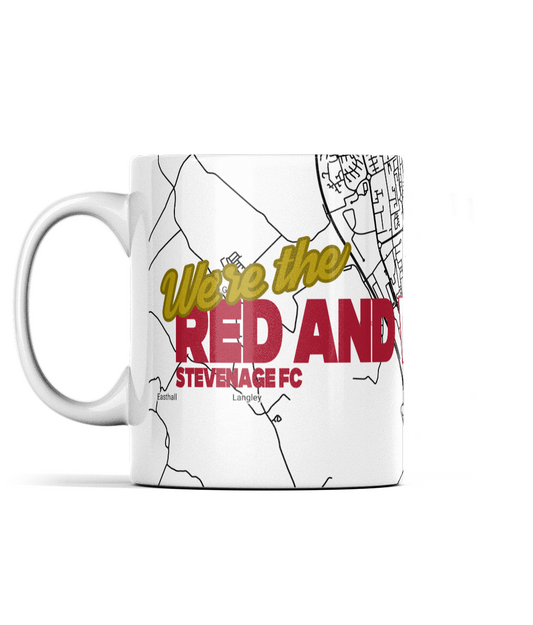 Stevenage Red & White Army - Mug