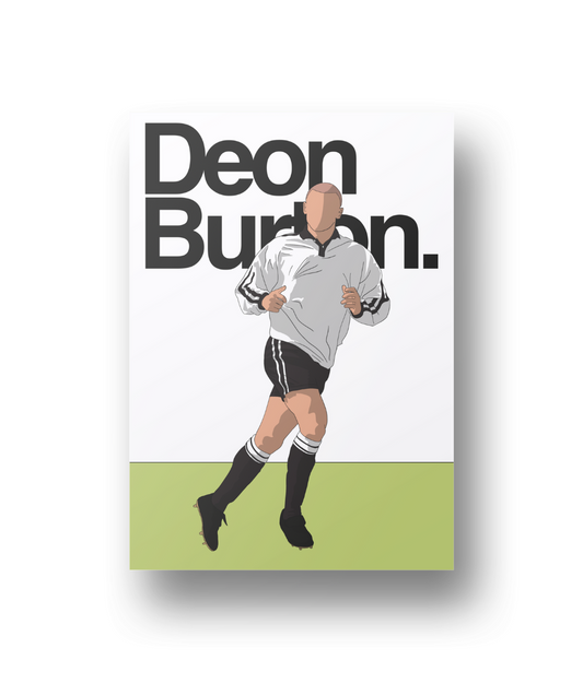 Derby County Deon Burton Legend - Print