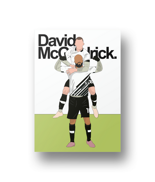 Derby County David McGoldrick 22/23 - Print