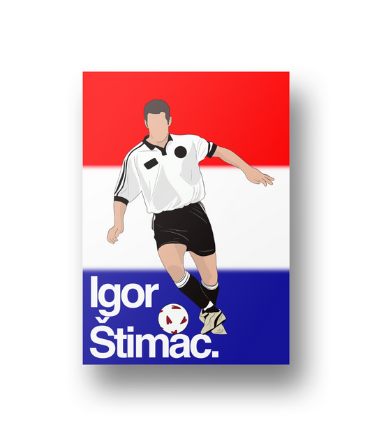 Derby County Igor Štimac Legend - Print