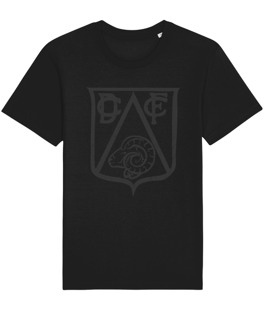 Derby County Retro Badge Blackout - Tee